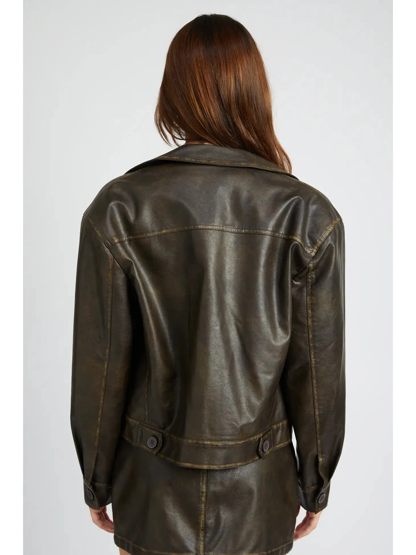 WASHED LEATHER JACKET