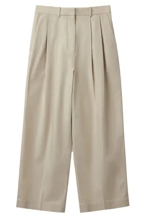 Wide-Leg Tailored Trousers