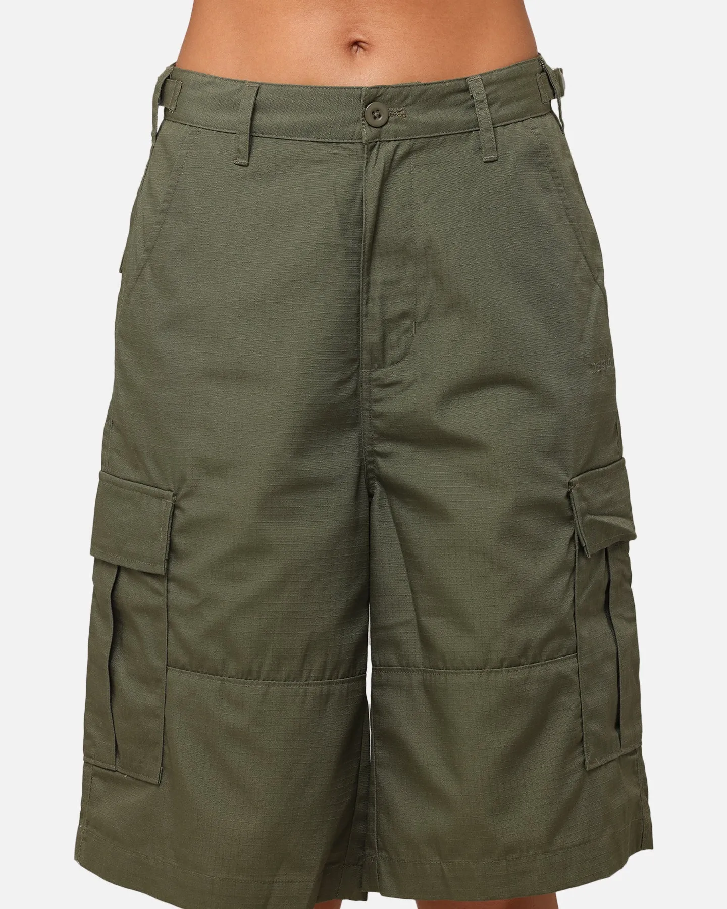 X-Girl Women's Easy Cargo Shorts Flight Green