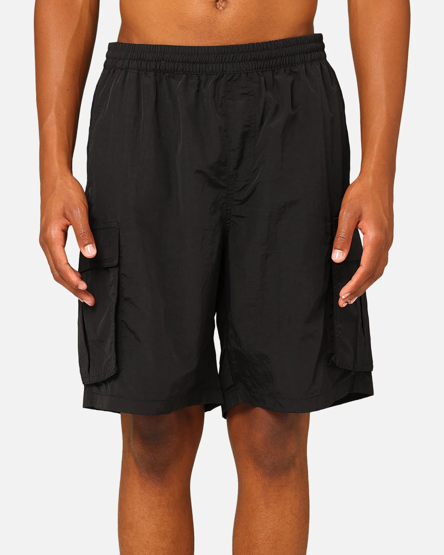 X-Large 91 Nylon Cargo Shorts Black